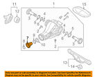 0ar525389e Audi Oem Rear Yoke Companion Flange
