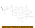 11609836 Gm Chevrolet Oem 05-13 Corvette Rear Bumper-impact Bar Nut
