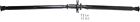 12498637 Aftermarket Products New Driveshaft Rear For Honda