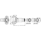 2-3-1461kx Dana Holding Corporation Slip Yoke Assy