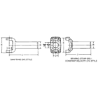 2-3-8431x Dana Holding Corporation Slip Yoke Assy