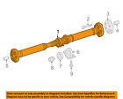 2054109501 Mercedes Oem Shaft