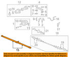 40100swaa01 Honda Oem Shaft