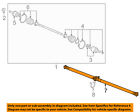 40100t7x013 Honda Oem Shaft