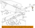 40541tx4a00 Honda Acura Oem Rear Shaft Assembly Support