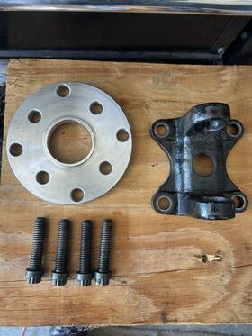 4crawler. Com 889944062325 Driveshaft Spacer With Flange Yoke And Bolts