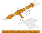 4g0521101m Audi Oem Shaft