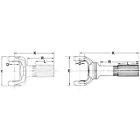 5-82-961-6 Dana Holding Corporation Yoke Shaft