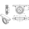 5003684 Dana Holding Corporation Center Bearing