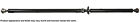 31256271 65-7023 Cardone Industries Drive Prop Shaft Rear Reman Fits 884548209879