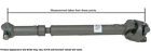 Aa1659140 65-9140 Cardone Industries Drive Prop Shaft Front Reman Fits 082617578356