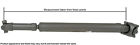 65-9170 Cardone Industries Drive Prop Shaft Rear Reman Fits 082617564007