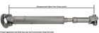 A1-65-9348 65-9348 Cardone Drive Shaft For Chevrolet Blazer