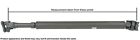 A1-65-9642 65-9642 Cardone Rear Drive Shaft For Ford Ranger