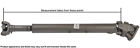 Cardone-a-1 65-9713 Cardone Industries Reman Driveshaft 884548093096