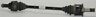 7624205 Bmw Drive Shaft Output Rear Left