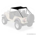 768315-cj5 Lcj Bikini Top Black Denim Jeep