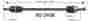 80-2408 Empire Drive Shaft Fits 94-97 Ford Aspire 66-2074 Fd-8092 169092 800223