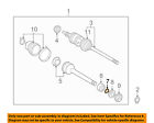 9008052013 Toyota Oem Drive Snap Ring