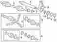 90121202 Sonic Cruze Gm Chevrolet Cadillac Genuine 2012-2016 Intermed Shaft C-clip