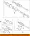 903693600177 Toyota Oem 89-93 Celica-front Inner Shaft Bearing