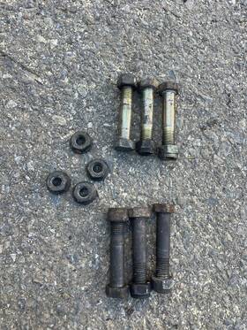 07129900047 Bmw Oem E36 Driveline Guibo Flex Joint Drive Shaft Bolts And Nuts Set 6 Complete