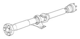 1229291 Bmw 2 Oem Used Drive Shaft Automatic M62 V8 E39 540i 1988 540ip