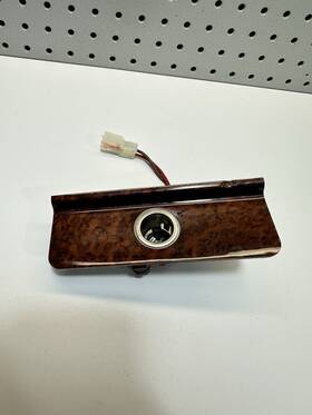 Bmw 51168165302 98-01 E38 740i 740il 750il Rear Center Cigarette Lighter Wood Trim Oem