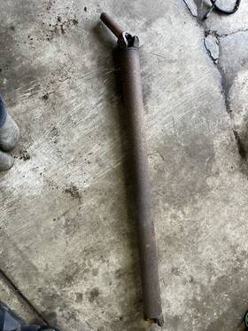 Buyautoparts 91-06095n Rear Driveshaft Dodge Ram 1998-2002 Cummins Diesel 4x4 Quad Cab Short Bed 67.76 Inch