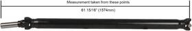 65-1010 Cardone Remanufactured Driveshaft Cadillac Escalade Ext Chevy Avalanche