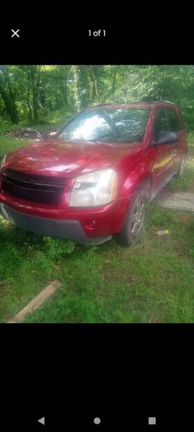 22676175 Chevrolet Red 2005 Chevy Equinox Awd