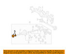 4120435090 Differential-companion Flange 03-09 4runner Toyota Rear Oem