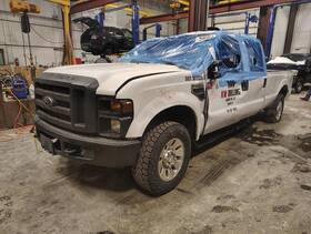 120751 Ford Used Front Drive Shaft Fits 2008 F250sd Pickup Gasoline Grade