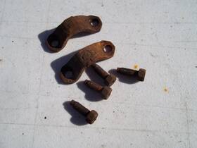 E87a-4602-ta Ford Bronco 2 Ranger 4-front Cardan Drive Shaft Mounting Retainer Bolt Straps