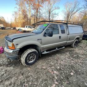 F81a4k145lrd Ford 1999 2000 2001 F250 F350 5.4l Gas Rear Drive Shaft Auto Trans 4x4 158 Inch Wb