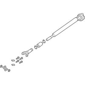 Hc3z-4a376-b Ford Genuine Drive Shaft
