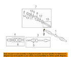 He3125421 Mazda Oem Assembly Clip Left