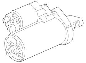 Mercedes-benz 004-151-78-01-83 Genuine Mercedes-benz Remanufactured Starter