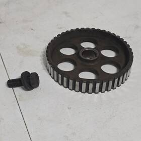 049109111c Porsche 77-82 924 Cam Shaft Intermediate Gear Pulley Oem 56k Miles With Bolt