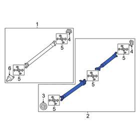 68305033ab Ram Oe For 3500 2013 Rear Drive Shaft