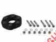 33059 Slk350 Wd Express Drive Shaft Flex Joint Kit-febi Front Fits 05-11 Mercedes