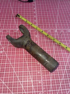 C1-3-129 Spicer 25 Spline Slip Yoke C13129 Overall Length 6-5/8 Shaft Od 1.35 Inch