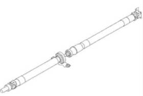 27111fe070 Subaru 2002 Impreza Rear Drive Shaft Oem