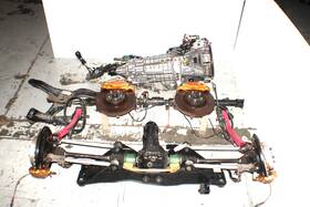 Ty856wl4cc Subaru 03-08 Jdm 2003 2008 Forester Sti Sg9 6 Speed Transmission Assembly Brembos