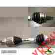 500090 Tdb500090 Allmakes4x4 Land Rover Front Axel Shaft Cv Joint Lh Range Sport 06-09 Lr3 Allm
