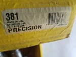 Precision 381 Universal U-joint Plate Snapped Off. Fixed Price $15.20.