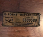 Nos New Gm U-joint Repair Kit 3830580 5-548 Oem General Motors. Fixed Price $79.99.