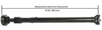 Shaft-driveshaft / Prop Cardone Reman Fits 2002 Jeep Grand Cherokee. Fixed Price $850.99.