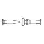 For Pontiac G8 2008-2017 Rear Driveshaft Prop. Fixed Price $669.41.