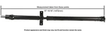 Rear Cardone Drive Shaft For 05-09 Outback (65-7035). Fixed Price $673.51.
